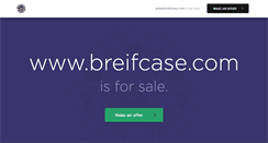 Desktop Screenshot of breifcase.com